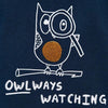 ZR Owlways Watching Applique Sweatshirt 342