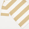 OK Slub Mustard & White Stripe Pocket Tshirt 4214