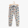 51015 Vehicles Printed Grey Trouser 3677