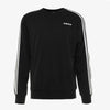 AD Shoulder Stripes Sports Black Sweatshirt 8251