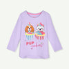 F&F Purple Kids Pup Cake T-Shirt