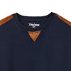 TRN Elbow Patches Blue Sweatshirt 457