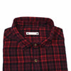 TRG Red and Black Casual Shirt