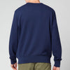 RL Front Embroided Navy Blue Fleece Sweatshirt 10606