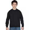 GRG Plain Black Fleece Sweatshirt 10584