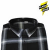 KA Black and White Check Casual Shirt 8858