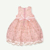 YB Full Fancy Embroidered Pink Frock With Bag(T81003)
