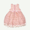 YB Full Fancy Embroidered Pink Frock With Bag(T81003)