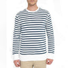 EU White Blue Sailor Stripe Sweatshirt 433