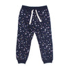 TRN Stars Printed Navy Blue Trouser For Girls