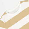 OK Slub Mustard & White Stripe Pocket Tshirt 4214