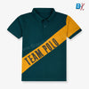B.X Stripes Teal Team Polo 9517