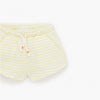 ZR Yellow and White Stripes Shorts