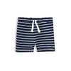 Bab CLB White Stripe Navy Blue Shorts