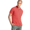 GAP Solid Crimson Red Pique Polo Shirt (Label Removed)