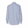 TRG Men Tailored Fit Tattersall Check Blue Casual Shirt 8873