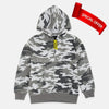 TRN Camouflage BRKLYN Grey Zipper Hoodie 2943