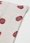 HM Ladybug Textured Grey Legging 9006