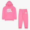B.X Hello Future Kangaroo Pocket Pink Track Suit 10006