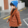 XLD Rust Brown Check Warm Woolen Coat 10532
