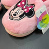 Disney Aplic Minnie Face Light Pink Fur  Warm Shoes 10639