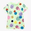 NXT Multi Smiley Face Solvent Green Top 8917