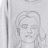 LS Face Friends Grey Full Sleeves T-Shirt 8352
