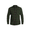 QS Men's Yardbite Buffalo Long Sleeve Green Plaid Shirt