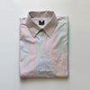 TSC  Blue & Red Lining White Formal  Casual Shirt 8888
