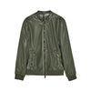 ZR Man Faux Leather Jacket Green