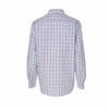 TRG Men's Red Check Classic Fit Stripe Shirt