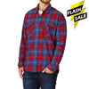 QS Flannel Red & Blue Casual Shirt 8863