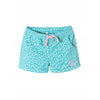 LS Pink Cord Aqua Blue Shorts 9644