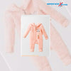 KD Carrot Patch Rabbit Style Hoodie Dark Peach Fluffy Romper 9991