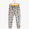 51015 Vehicles Printed Grey Trouser 3677