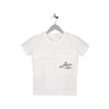 ZR Front Pocket Dianasour White T-Shirt