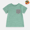 DP Stripe Pocket Green Tshirt 1668