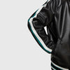 ZR Striped Black Leather Jacket 744