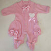 DMZ Stone Heart Pink 3 Piece Romper Set 9839