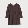 HM Leopard Print Chocolate Brown Full Sleeves Frock 9786