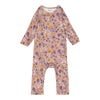 NI Floral Dark Tea Pink Romper 9865