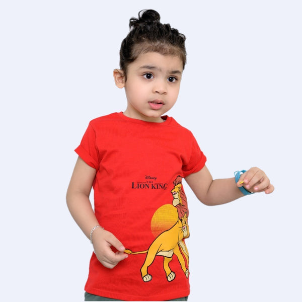 B.X The Lion King Red Tshirt 4934