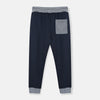 LF Contrast Back Pocket Dotted Cord Dark Blue Trouser 8194
