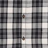 CT Black And White Flannel Check Casual Shirt 7865