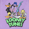 B.X Looney Tunes Cartoon Print Bright Lilac Sweatshirt 8508