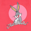 B.X Thats All Folks Bunny Print Shocking Pink Sweatshirt 8507