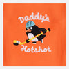 B.X Embroidered Daddys Hotshot Orange Sweatshirt 8709
