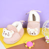 CN Cat Aplic Fluffy Warm Pink  Booties 10169