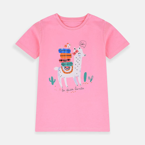 B.X Lola Llama Light Pink Tshirt 7075