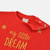 B.X Little Dream Embroidery Red Sweatshirt 3417